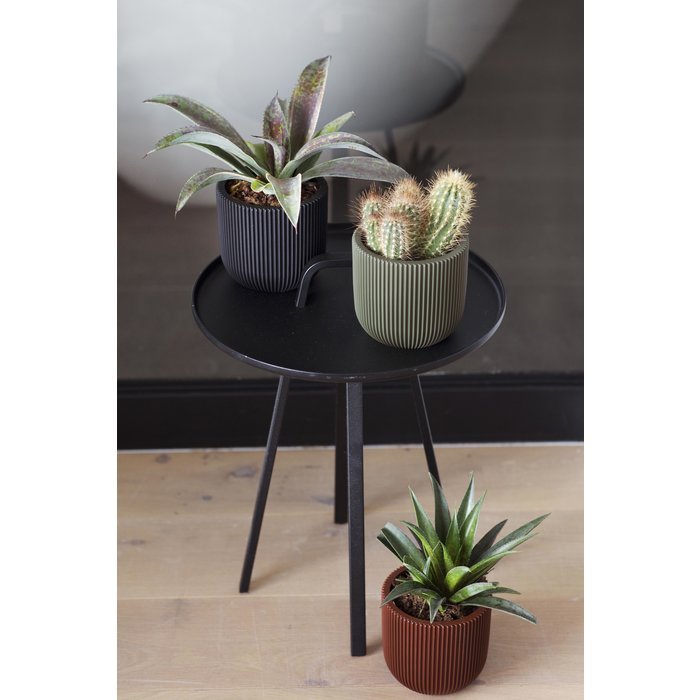 Capi Pot bol Groove 14x13 groen