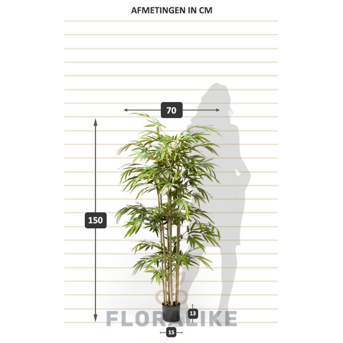 Emerald Kunstplant Bamboe 150cm
