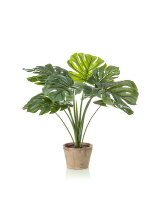 Emerald Kunstplant Monstera 60cm in tc pot