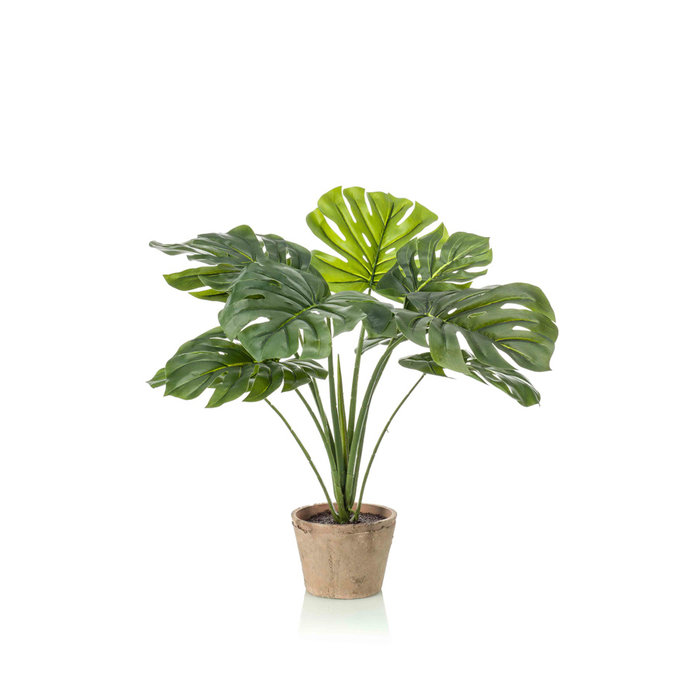 Emerald Kunstplant Monstera 60cm in tc pot