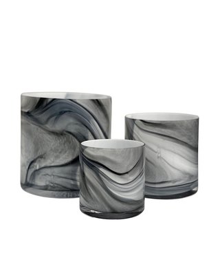 Vase The world Waxinelichthouder Celtic Marble Ø9 x H9 cm-2 stuks