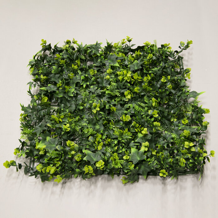 Floralike Vegetatie Hedera kunsthaag 50x50cm hoge dichtheid