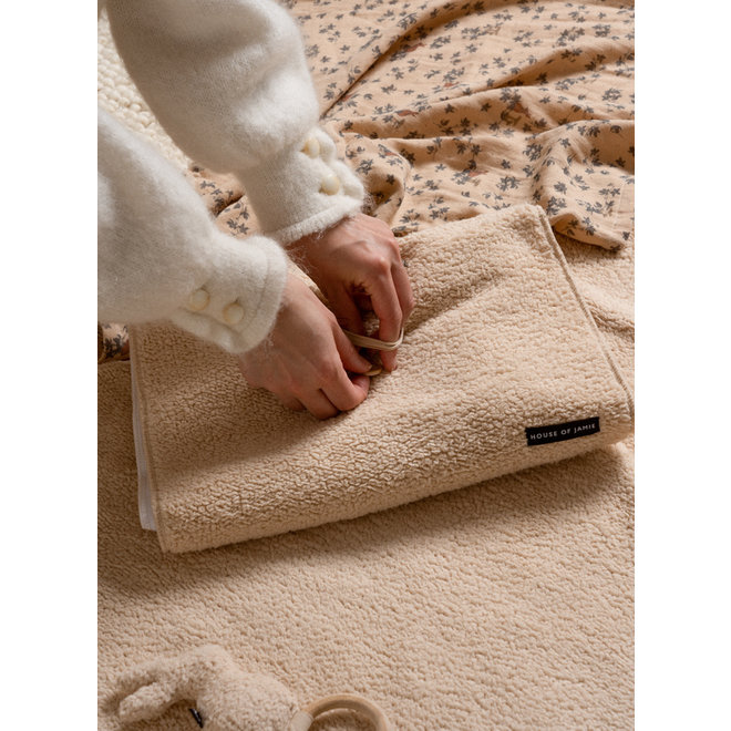 Travel Changing Mat - Oatmeal Teddy
