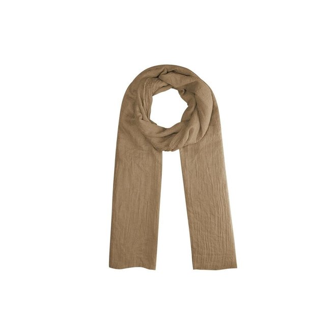 Scarf with structure Camel