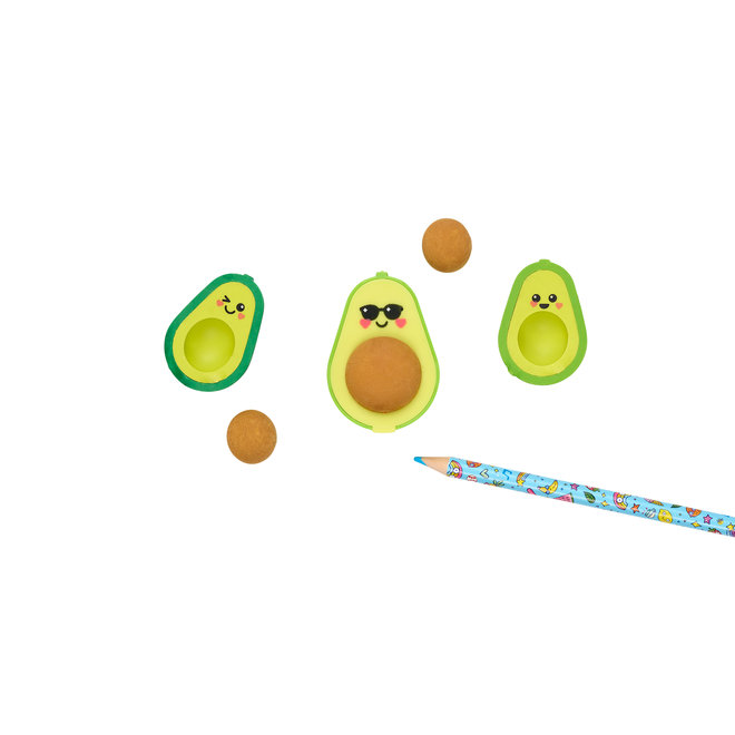 Ooly – Avocado Love Eraser and Sharpene