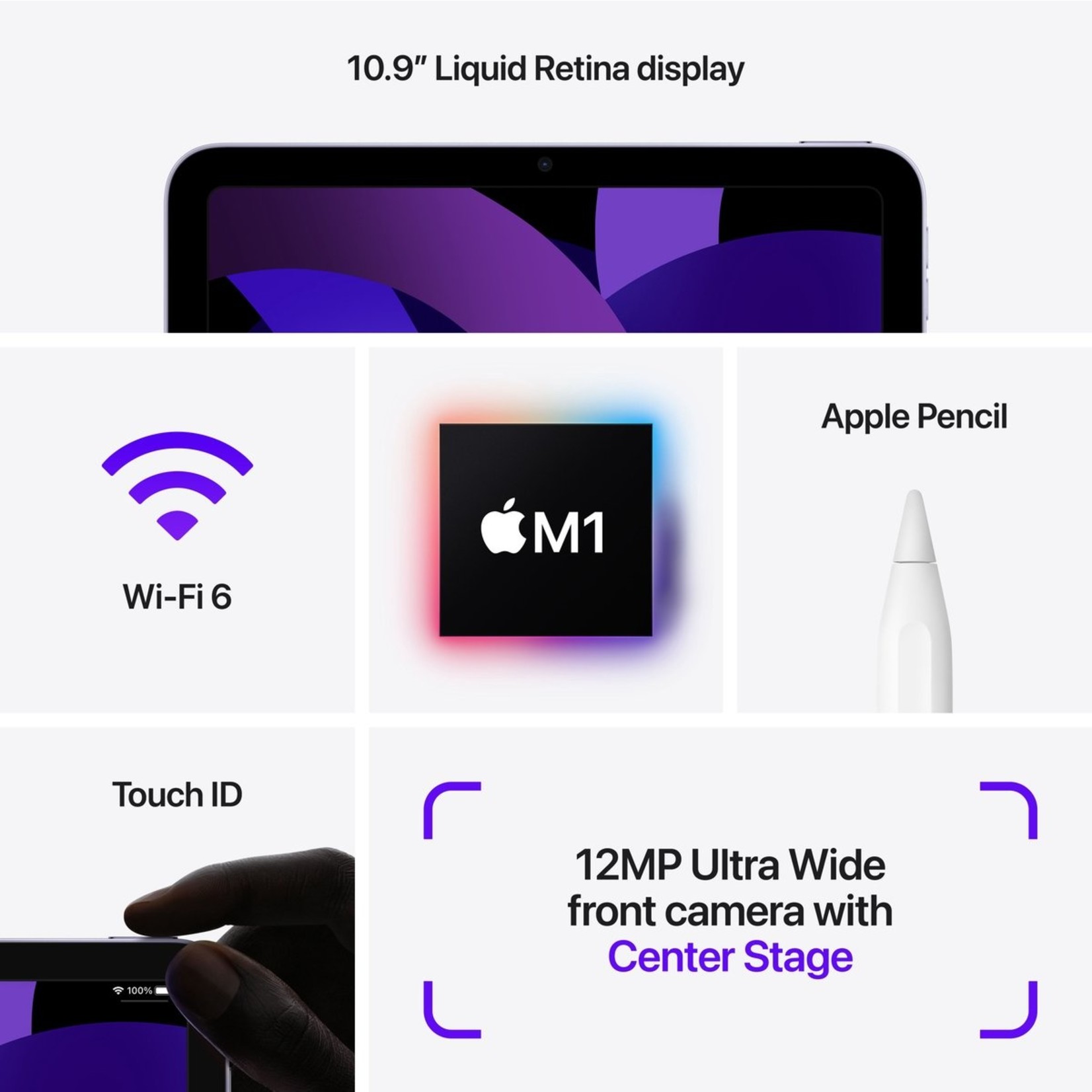 Apple iPad Air (2022) 10.9 inch Wifi Wit