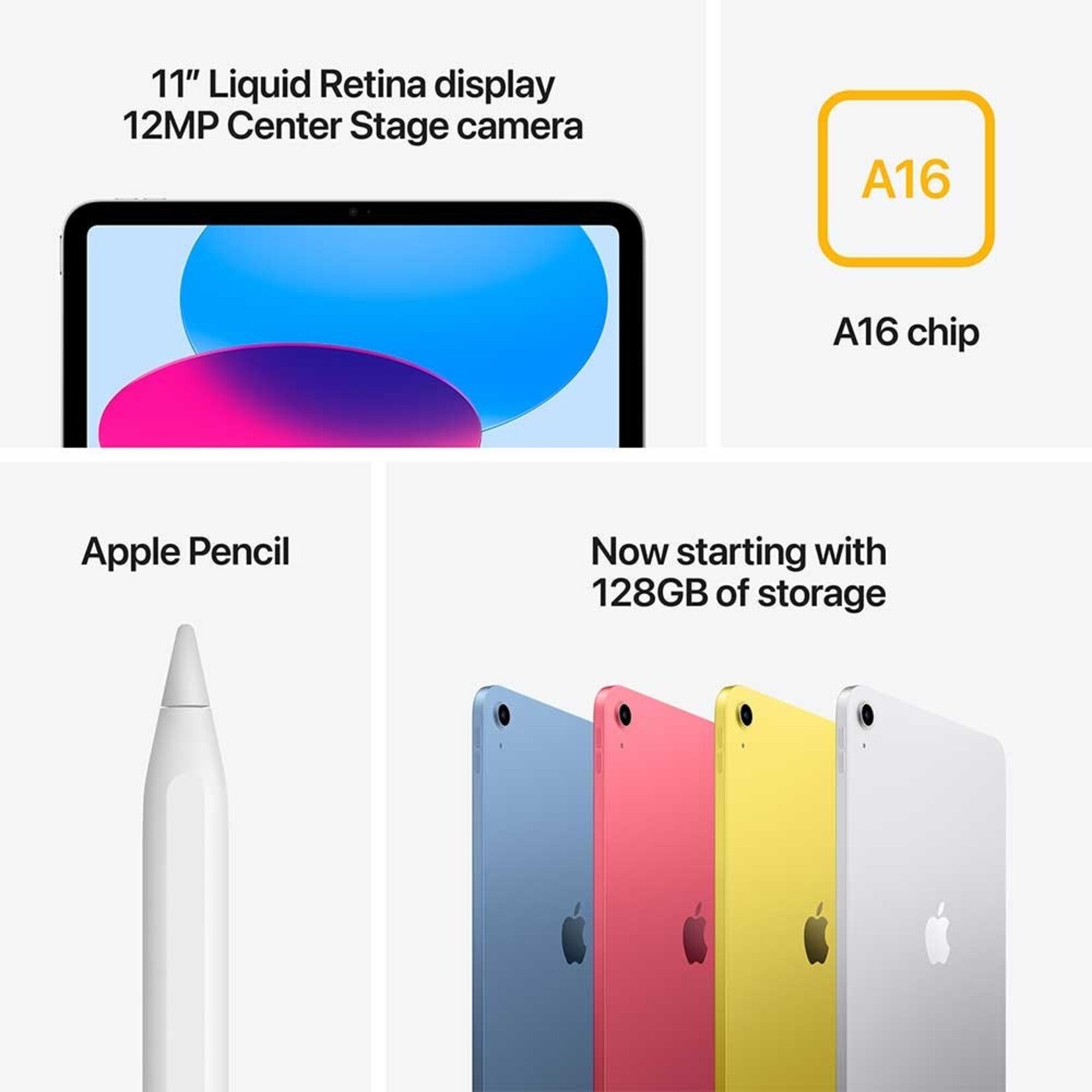 Apple Apple iPad (2025) - 11 inch - Wi-Fi - Geel