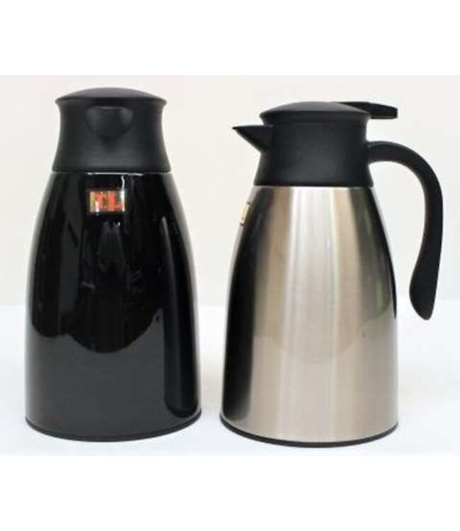 T.L. Isoleerkan 1L zwart/inox