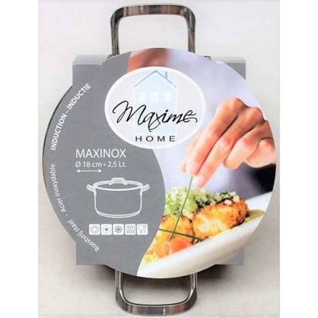 Maxime Home Kookpot inox O18H10cm - 2,5L