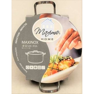 Maxime Home Kookpot inox O22H12cm - 4L