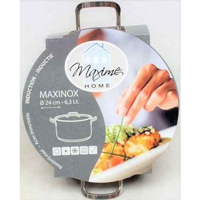 Maxime Home Kookpot inox O24H14cm - 6,3L