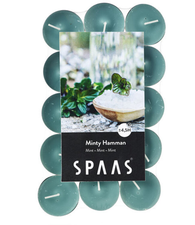 Spaas  Geurtheelichten x30 Minty hammam