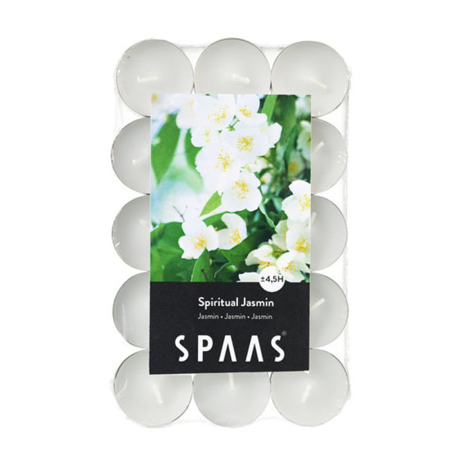 Spaas  Geurtheelichten x30 Spiritual jasmine