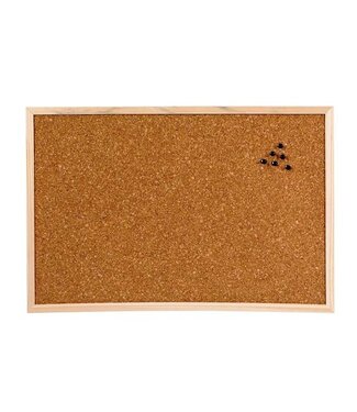 Cosy & Trendy Prikbord kurk 58X39CM  kader naturel