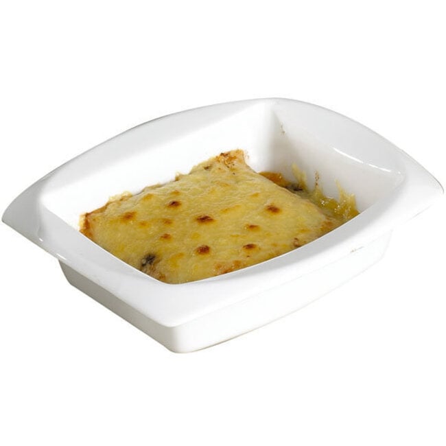 Cosy & Trendy Lasagneschotel wit 19X25.5XH6cm