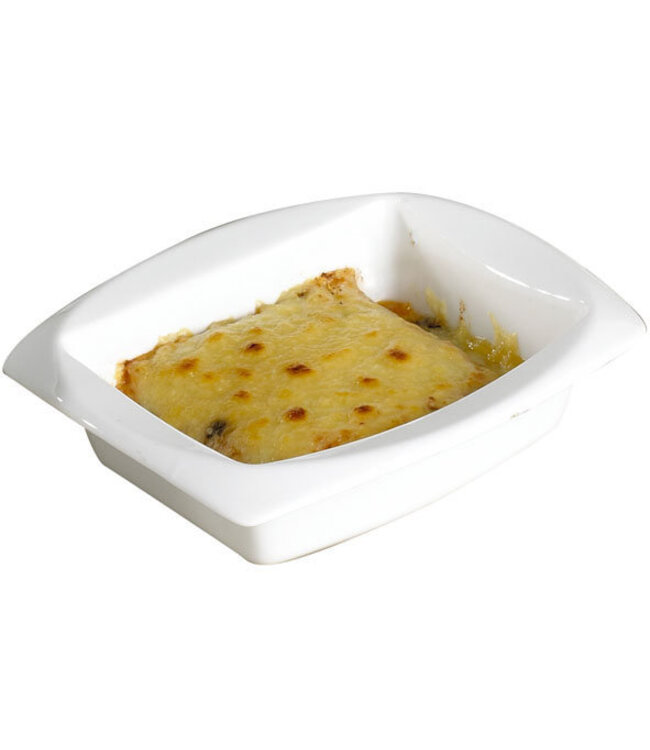Cosy & Trendy Lasagneschotel wit 19X25.5XH6cm