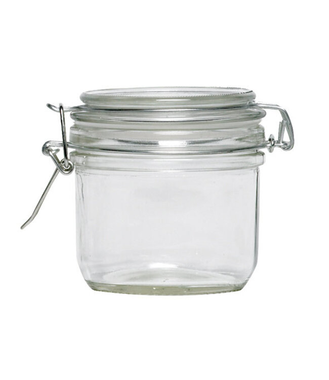 Cosy & Trendy Pot met clip 17,5cl D8,5XH8,5cm glas rond