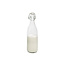 Cosy & Trendy Fles met witte stop 0,97L dia.8XH32cm glas