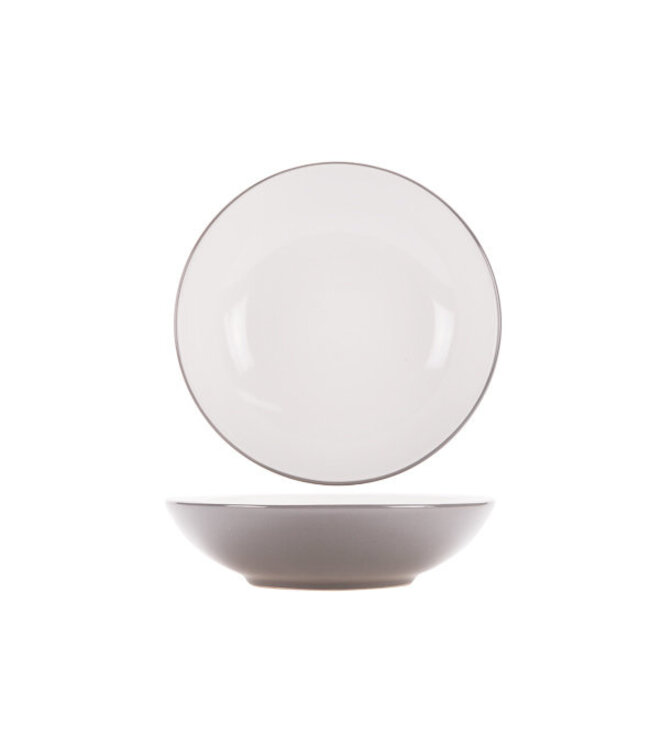 Cosy & Trendy Vince diep bord grijs D20XH5,3CM