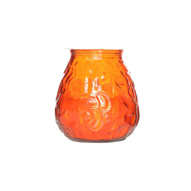 Cosy & Trendy for Professionals Kaars in glas - dia.10H10,5cm - oranje