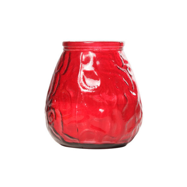 Cosy & Trendy for Professionals Kaars in glas - dia.10H10,5cm - rood