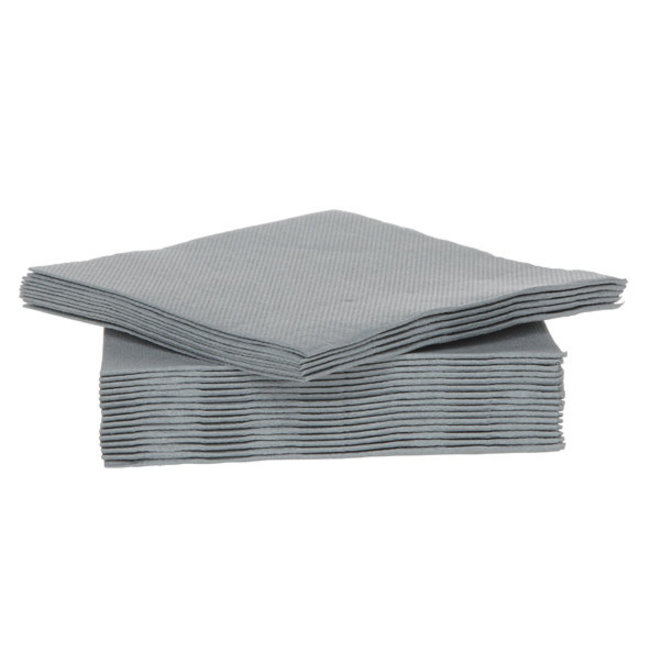 Cosy & Trendy for Professionals Serviet x40 - 25x25cm - grijs - papier textiel-touch