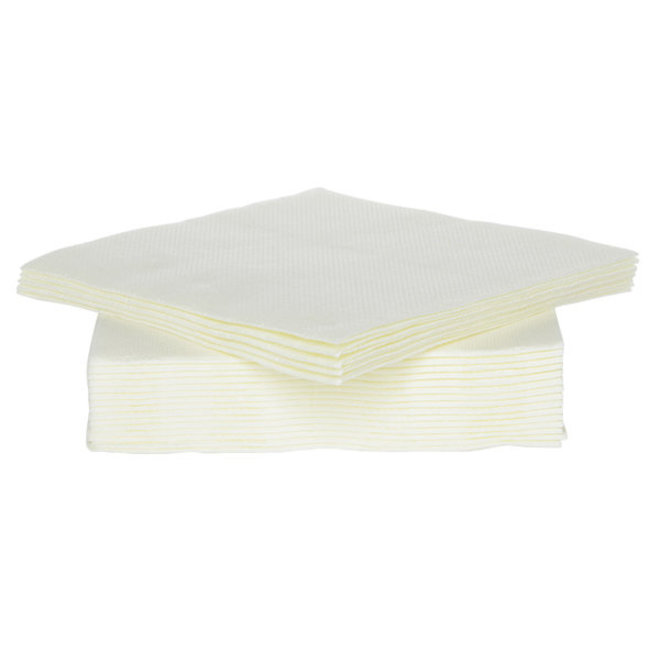 Cosy & Trendy for Professionals Serviet x40 - 25x25cm - crème - papier textiel-touch