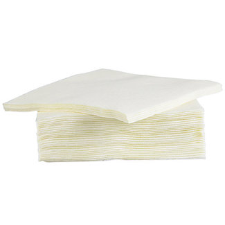 Cosy & Trendy for Professionals Serviet x40 - 38x38cm - crème - papier textiel-touch