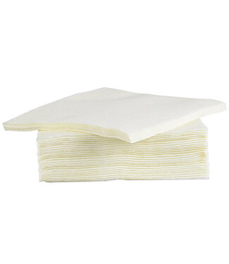 Cosy & Trendy for Professionals Serviet x40 - 38x38cm - crème - papier textiel-touch