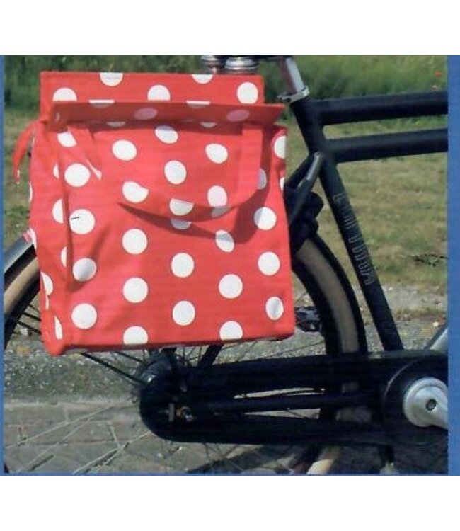 Fietstas afpaktas 20L polkadots