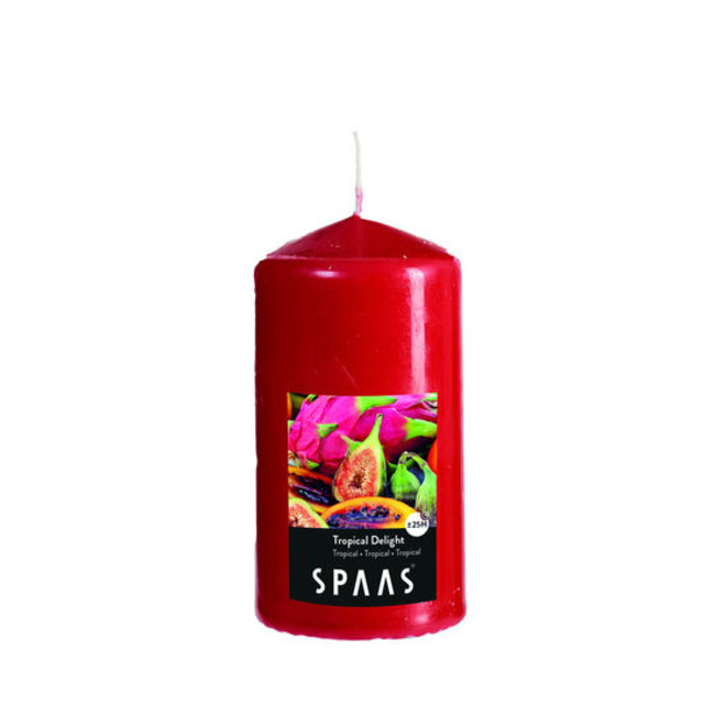 Spaas  Geurkaars cylinder 80/150mm Tropical Delight