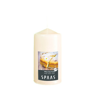 Spaas  Geurkaars cylinder 80/150mm White Cake Vanille