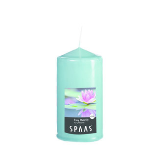 Spaas  Geurkaars cylinder 80/150mm Fairy Waterlilly