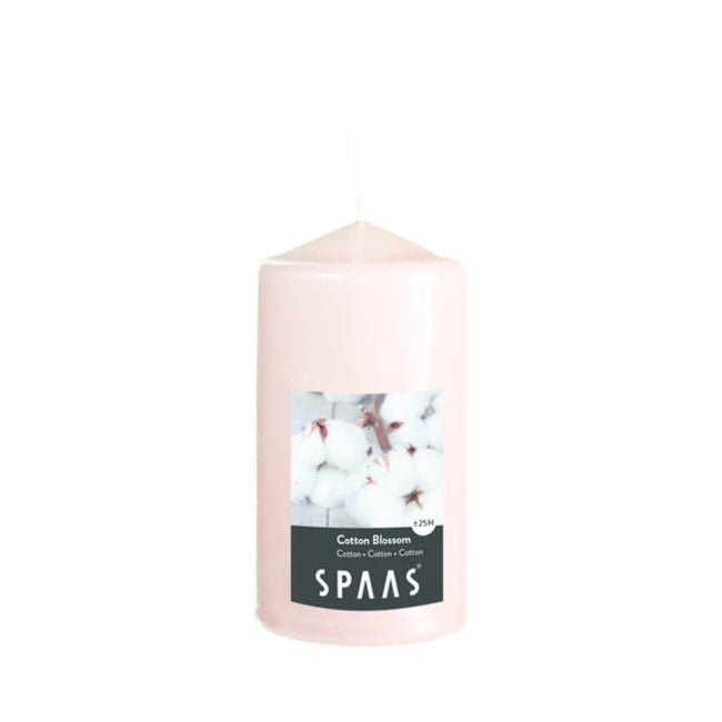 Spaas  Geurkaars cylinder 80/150mm Cotton Blossom