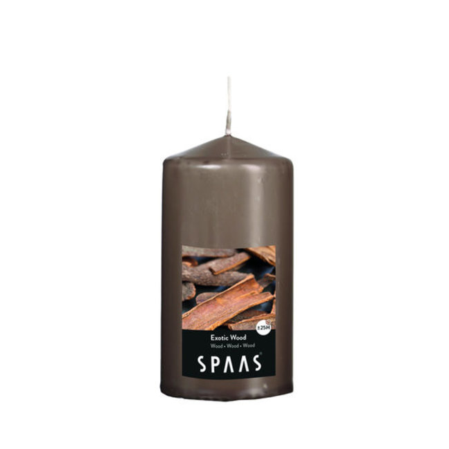 Spaas  Geurkaars cylinder 80/150mm Exotic Wood