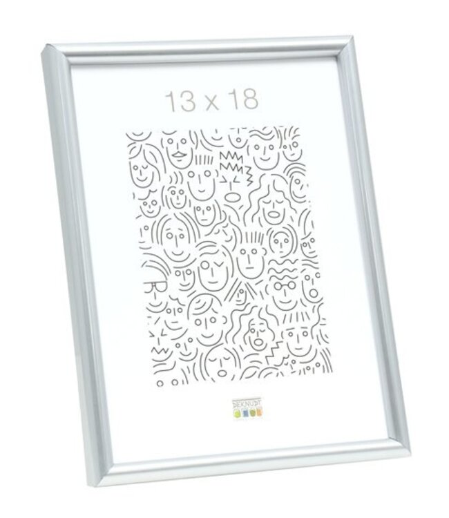 De Knudt Frames Smalle eenvoudige fotokader in zilverkleur 21,0 x29,7 cm;