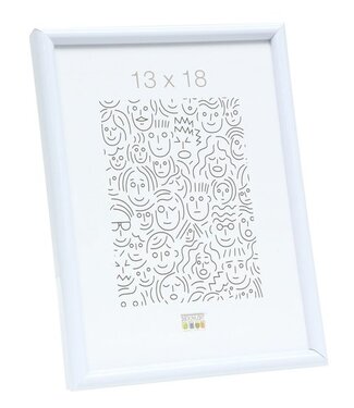 De Knudt Frames Smalle eenvoudige fotokader in wit 24,0 x30,0 cm;