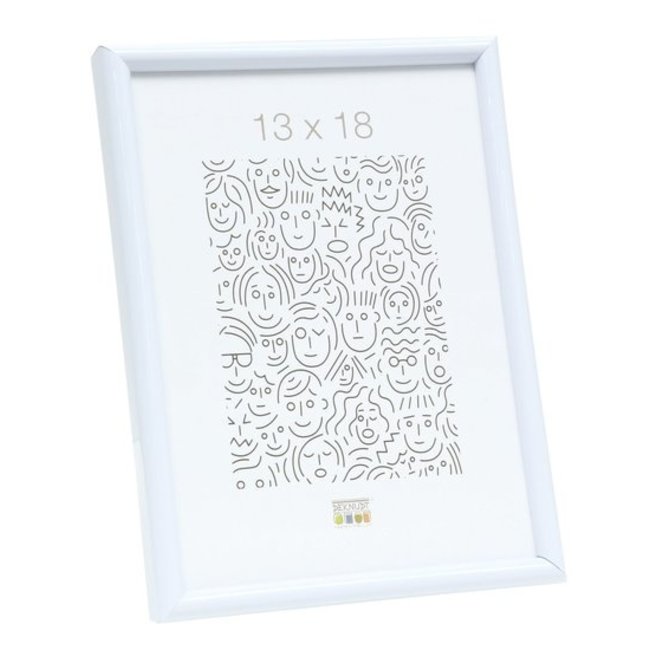 De Knudt Frames Smalle eenvoudige fotokader in wit 30,0 x40,0 cm;