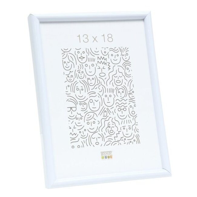 De Knudt Frames Smalle eenvoudige fotokader in wit 50,0 x70,0 cm;