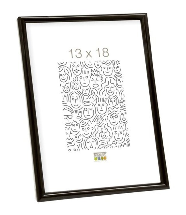 De Knudt Frames Smalle eenvoudige fotokader in zwart 15,0 x20,0 cm;