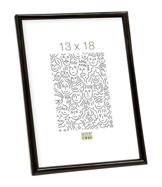 De Knudt Frames Smalle eenvoudige fotokader in zwart 18,0 x24,0 cm;