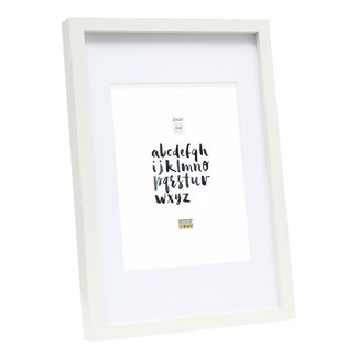 De Knudt Frames Witte fotokader met witte passe-partout 13,0 x18,0 cm;10,0 x15,0 cm;