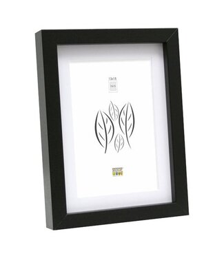 De Knudt Frames Zwarte fotokader met witte passe-partout 30,0 x40,0 cm;20,0 x30,0 cm;