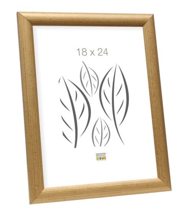De Knudt Frames Houten fotolijst in goudkleur 13,0 x18,0 cm;