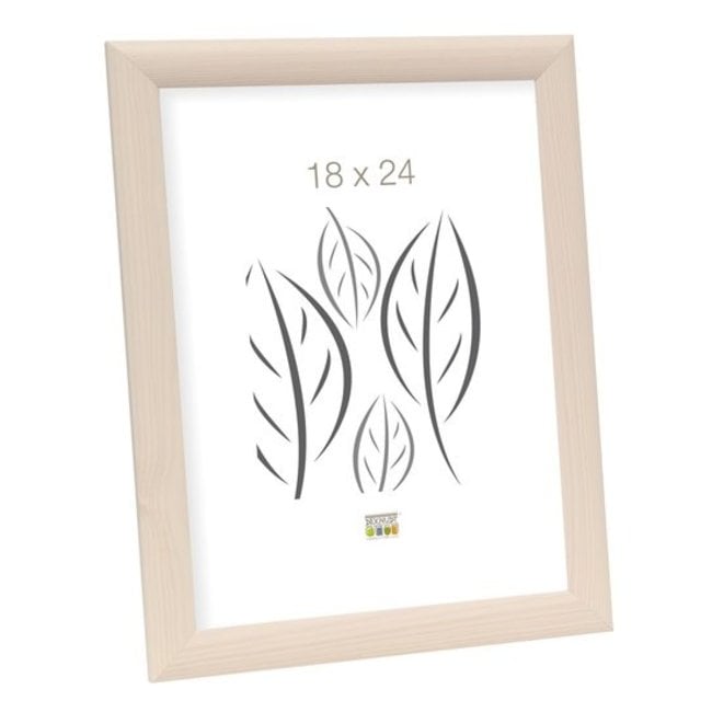 De Knudt Frames Houten fotolijst in wit 18,0 x24,0 cm;