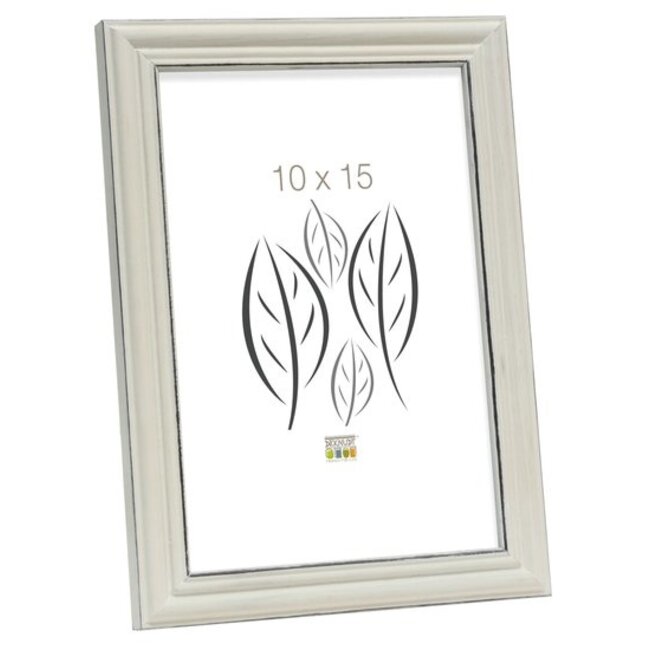 De Knudt Frames Witte fotokader in landelijke stijl 10,0 x15,0 cm;