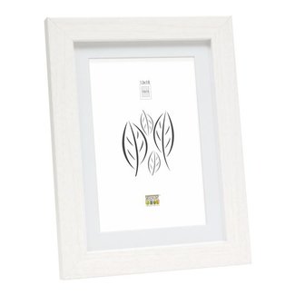 De Knudt Frames Witte fotokader met witte passe-partout 20,0 x25,0 cm;15,0 x20,0 cm;