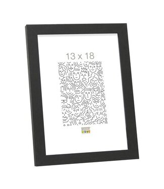 De Knudt Frames Fotokader in zwart 13,0 x18,0 cm;