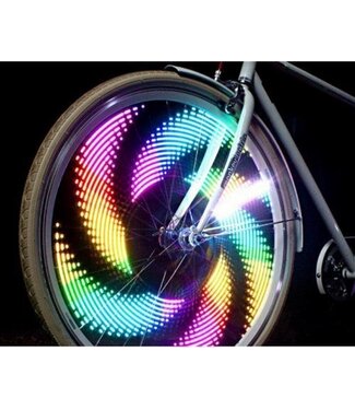 Fietsverlichting LED color wiel