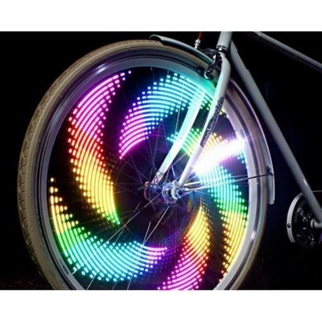 Fietsverlichting LED color wiel